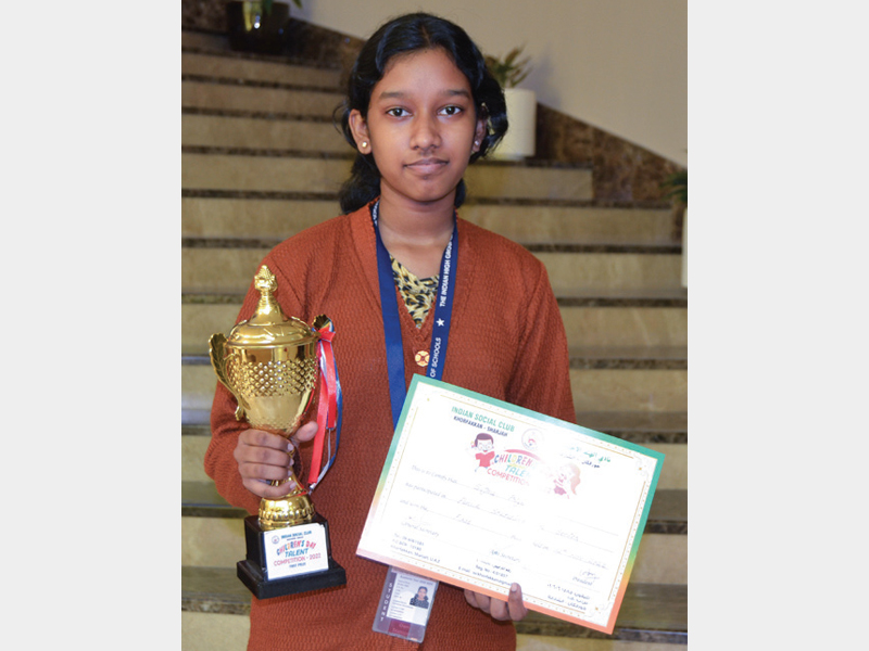 The Indian International School – DSO student sketches her way to success