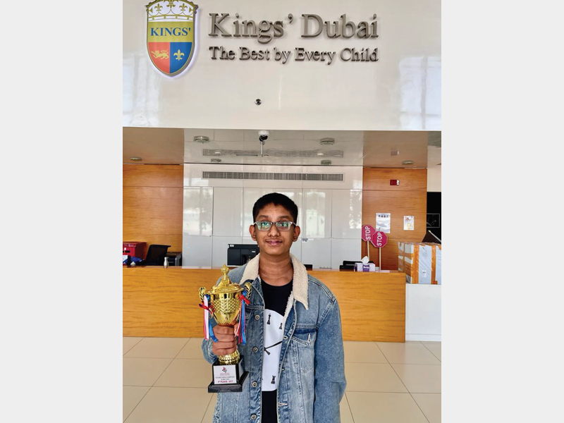 Sampreet Sudheer Secures First Position in the Future Chess Champions U-17 Tournament!