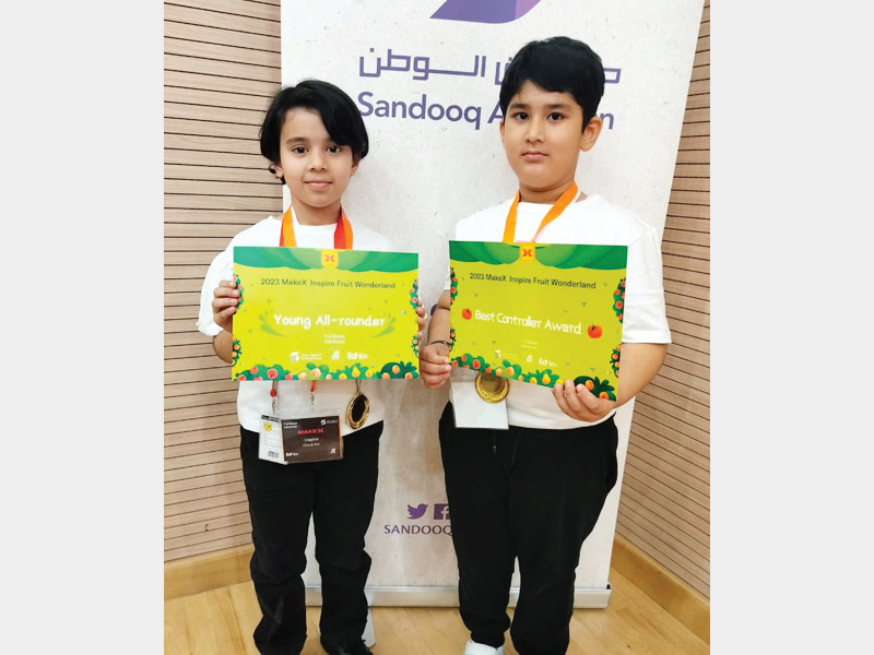The Indian International School-DSO students sweep ‘Mubarmij50 Robotics Competition’!