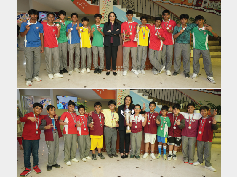 Trophy time: The Indian International School – DSO campus shines in multi-sport tournament